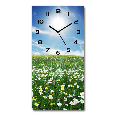 Vertical wall clock Meadow