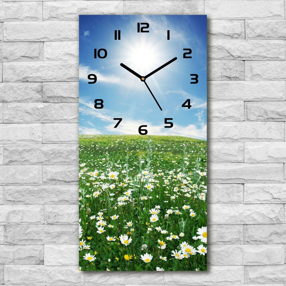 Vertical wall clock Meadow