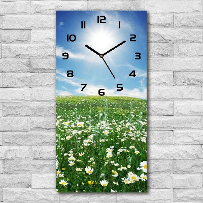 Vertical wall clock Meadow