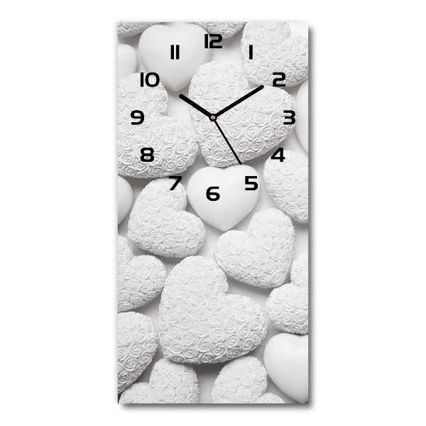 Vertical wall clock White background