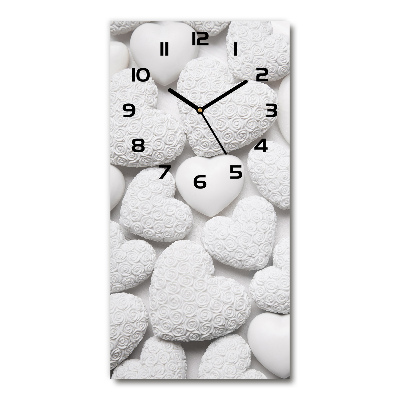 Vertical wall clock White background