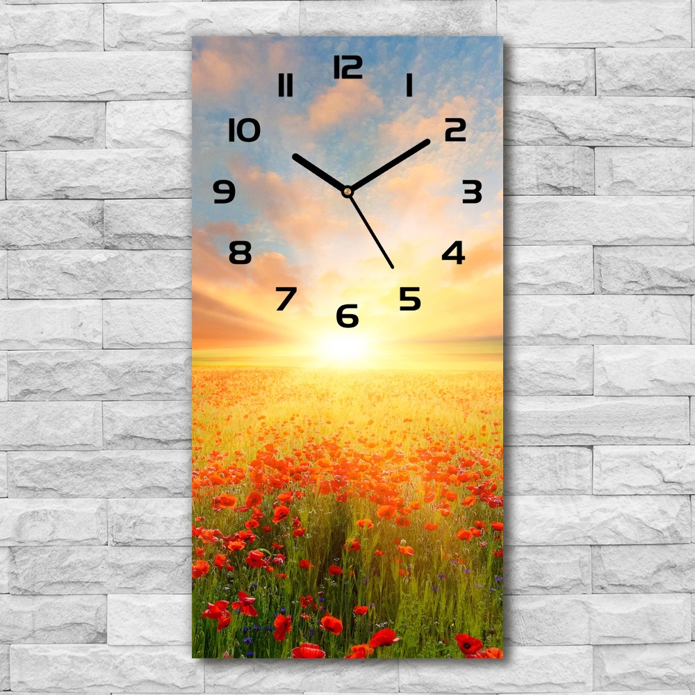 Vertical wall clock Mak field