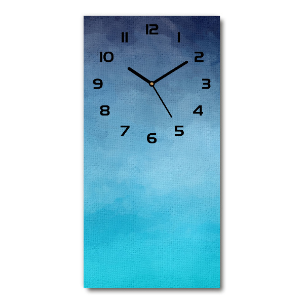 Vertical rectangular wall clock Smoke