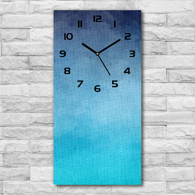 Vertical rectangular wall clock Smoke