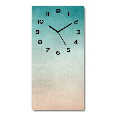 Vertical wall clock Smoke