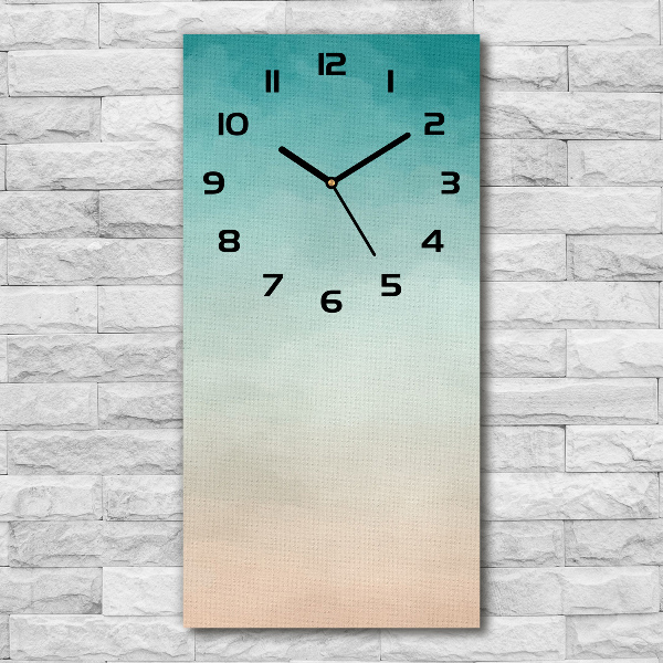 Vertical wall clock Smoke