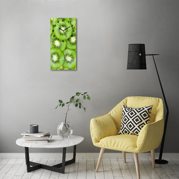 Vertical wall clock Kiwi