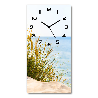 Vertical wall clock Coastal dunes