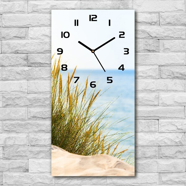 Vertical wall clock Coastal dunes