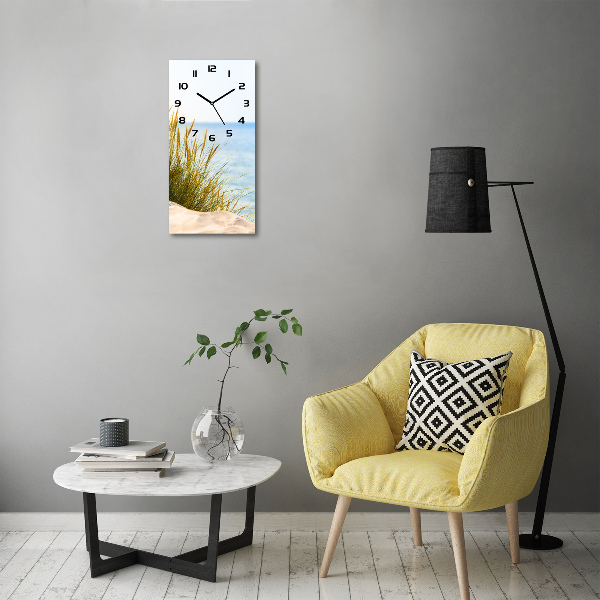 Vertical wall clock Coastal dunes