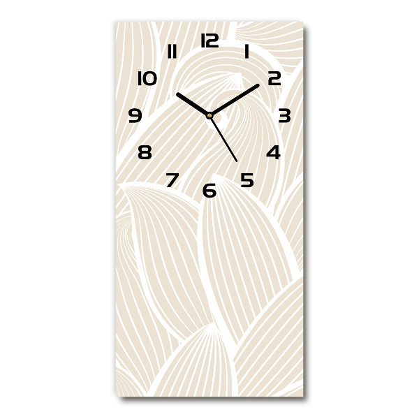 Vertical wall clock Petals of flowers