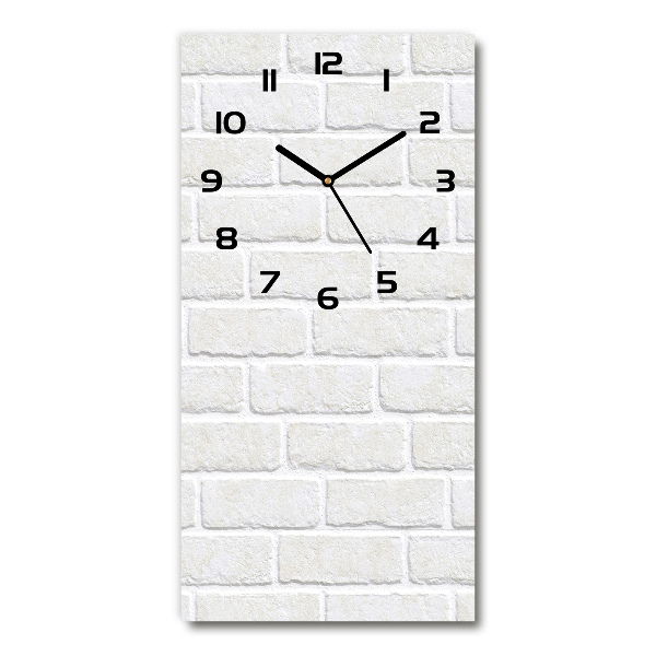 Vertical wall clock Brick wall