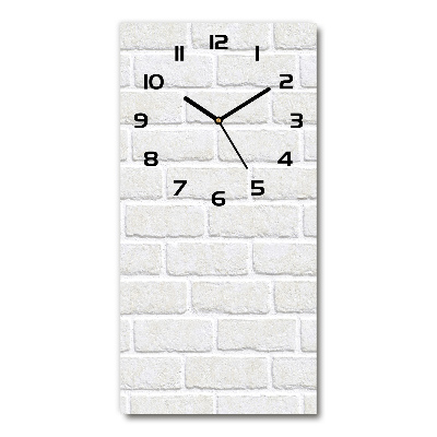 Vertical wall clock Brick wall