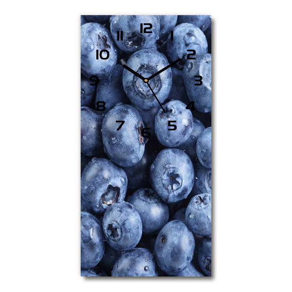 Modern vertical wall clock Berries