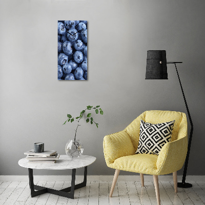 Modern vertical wall clock Berries