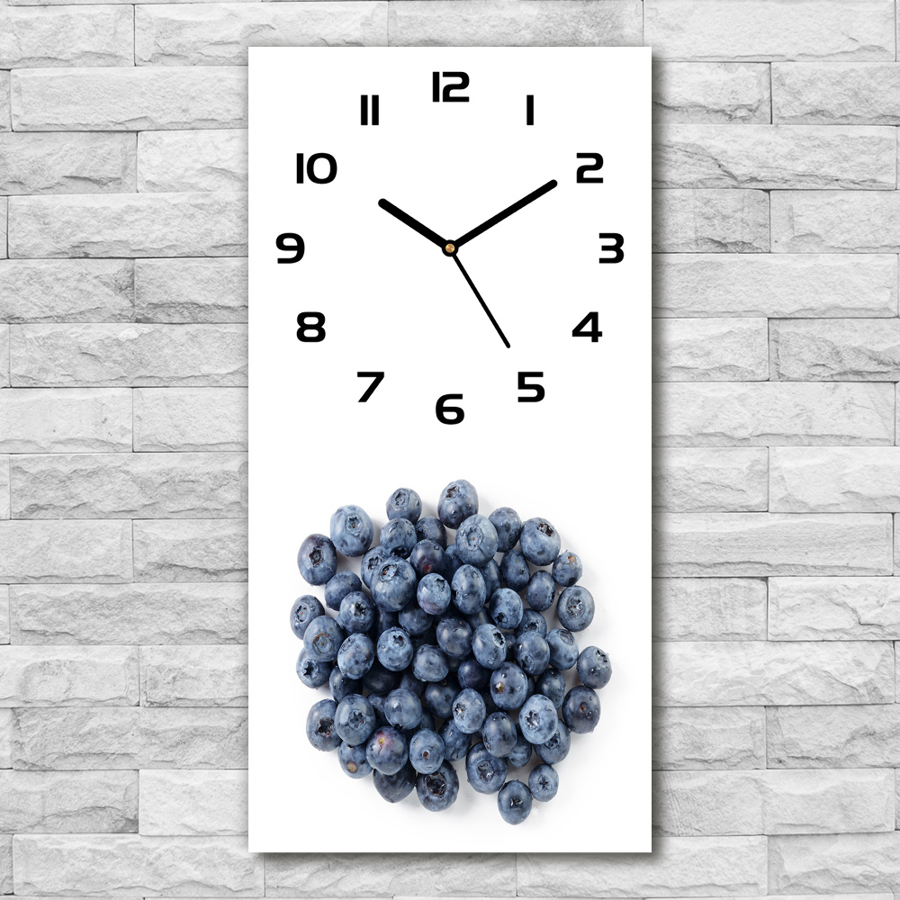 Vertical wall clock Berries