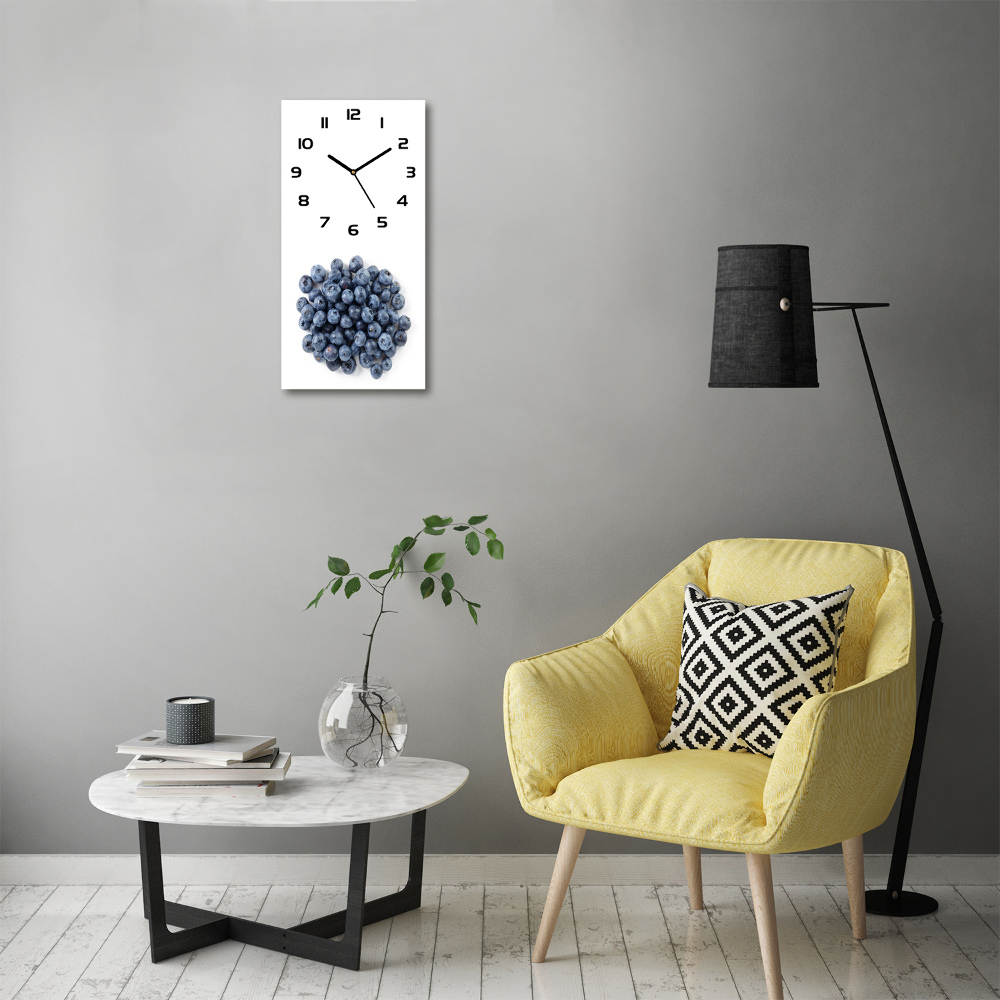 Vertical wall clock Berries