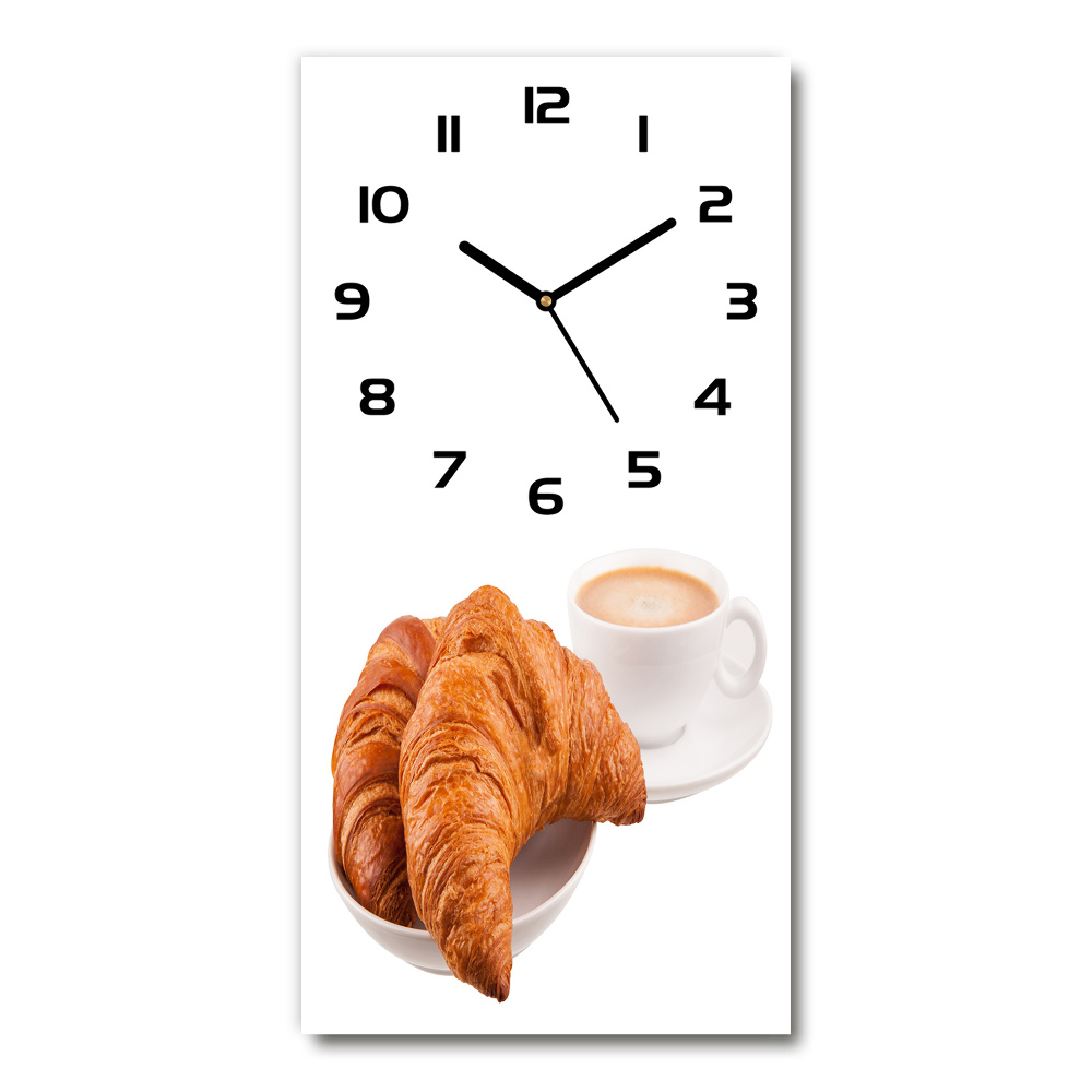 Vertical wall clock Breakfast