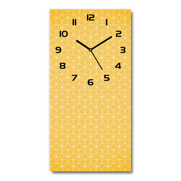 Modern vertical wall clock Stars