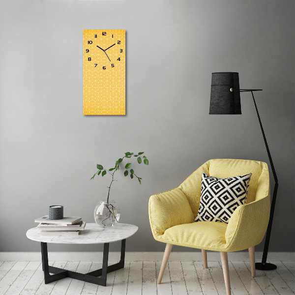 Modern vertical wall clock Stars