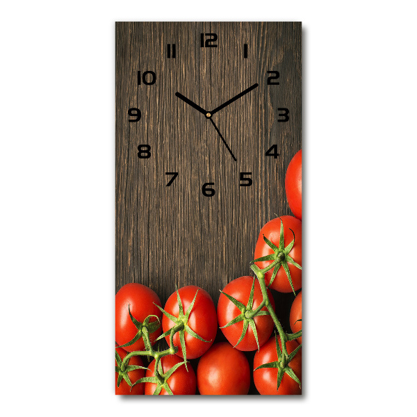 Vertical wall clock Tomatoes