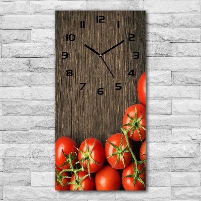 Vertical wall clock Tomatoes