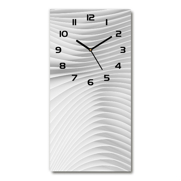 Vertical wall clock Abstraction lines