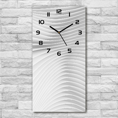 Vertical wall clock Abstraction lines