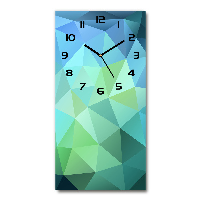 Vertical wall clock Abstraction Background