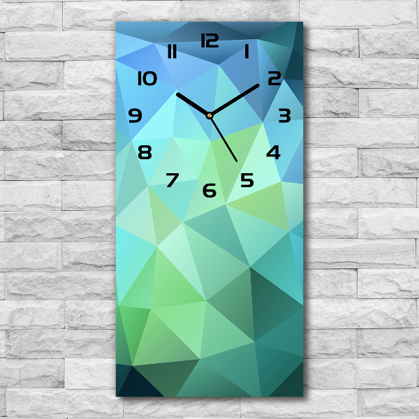 Vertical wall clock Abstraction Background