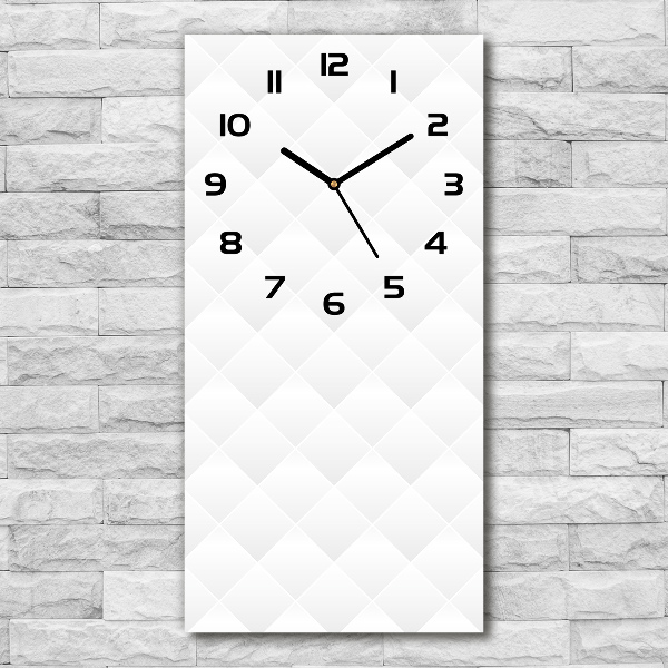 Vertical rectangular wall clock Abstraction Background