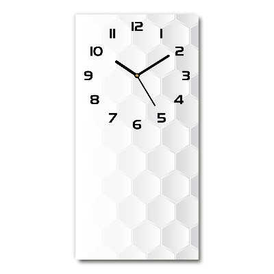 Vertical wall clock Geometric background