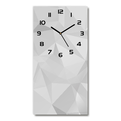 Vertical rectangular wall clock Abstraction of the triangle