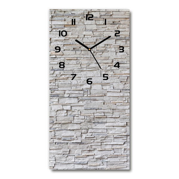 Vertical wall clock Stone wall