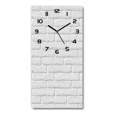 Vertical wall clock Brick wall