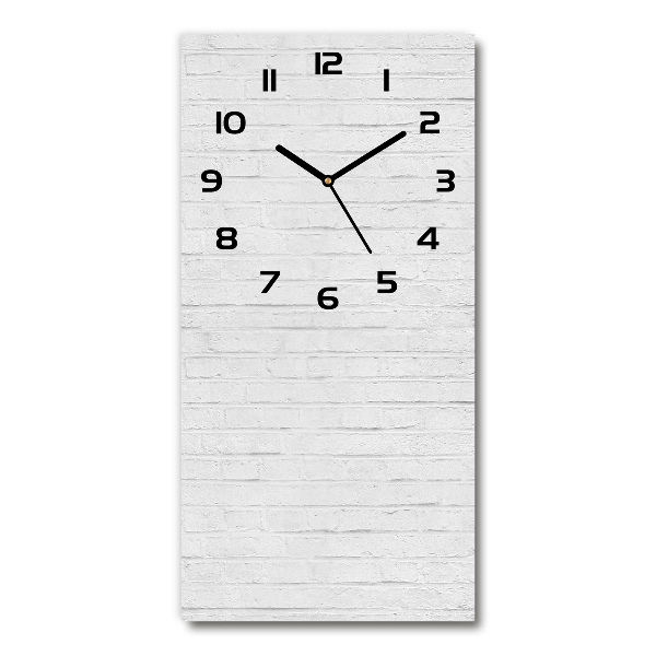 Vertical wall clock Brick wall