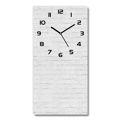 Vertical wall clock Brick wall