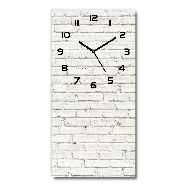 Vertical wall clock Brick wall