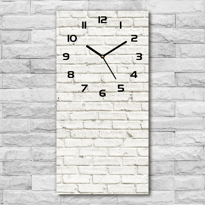 Vertical wall clock Brick wall