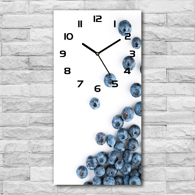 Vertical rectangular wall clock Berries