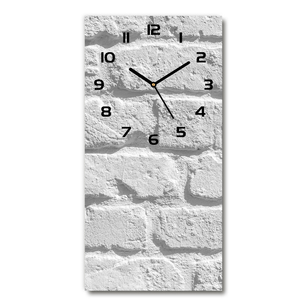 Vertical wall clock Brick wall