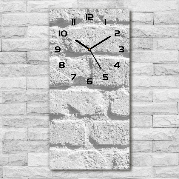 Vertical wall clock Brick wall