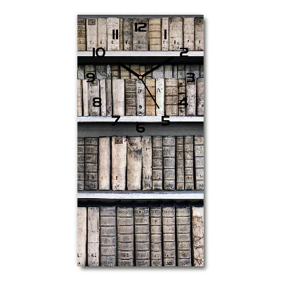 Vertical wall clock Bookshelf