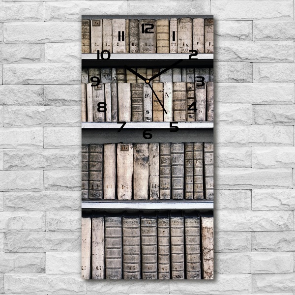 Vertical wall clock Bookshelf