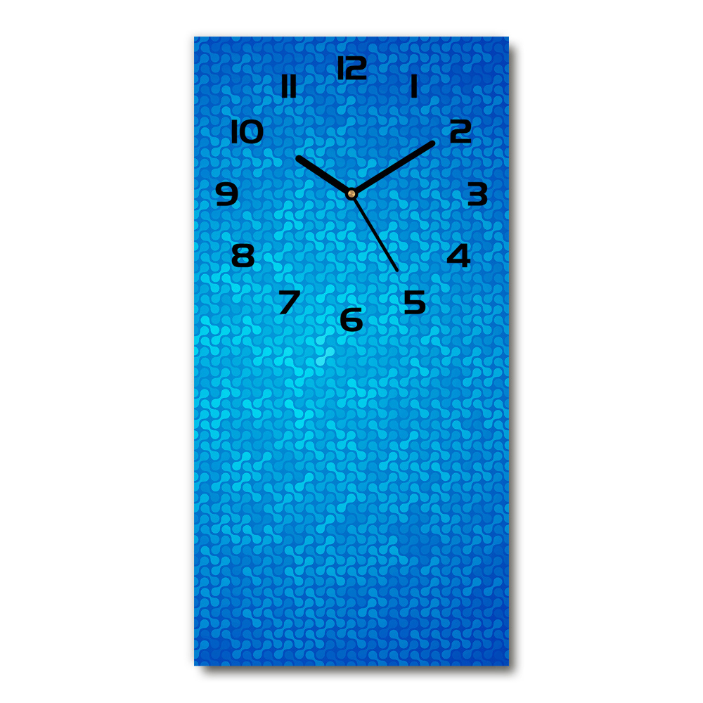 Modern vertical wall clock Abstract background