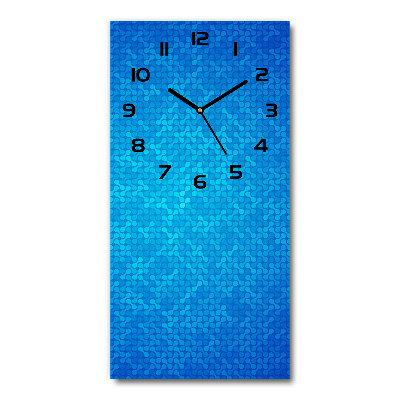 Modern vertical wall clock Abstract background