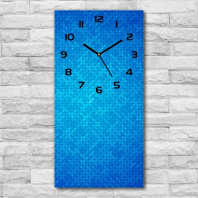 Modern vertical wall clock Abstract background