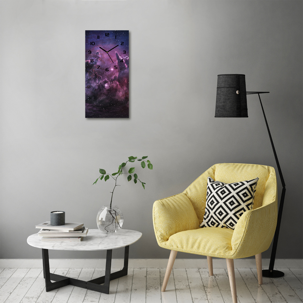 Vertical wall clock Nebula