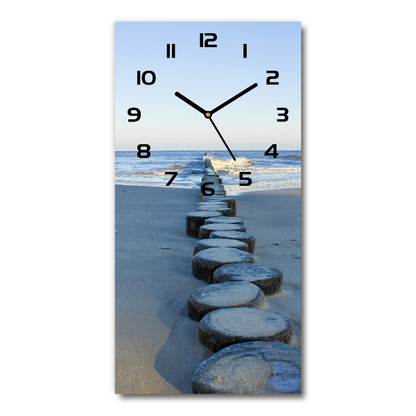 Modern vertical wall clock Breakwater