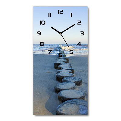 Modern vertical wall clock Breakwater